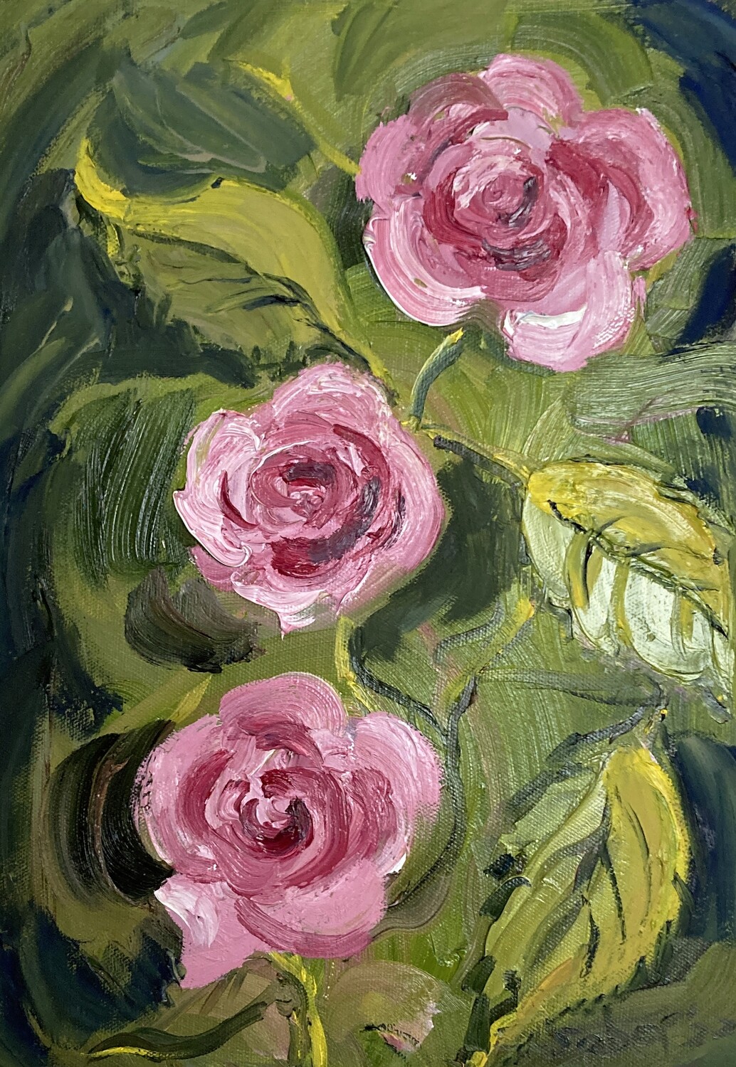 PRINT- - SALLY&#39;s ROSES