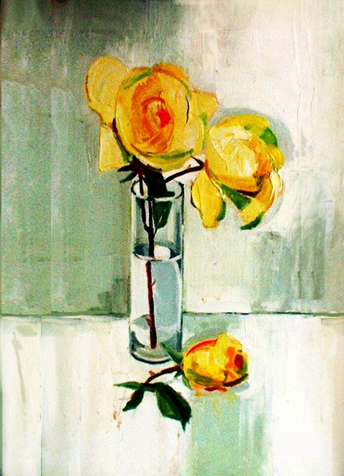 PRINT- YELLOW ROSES