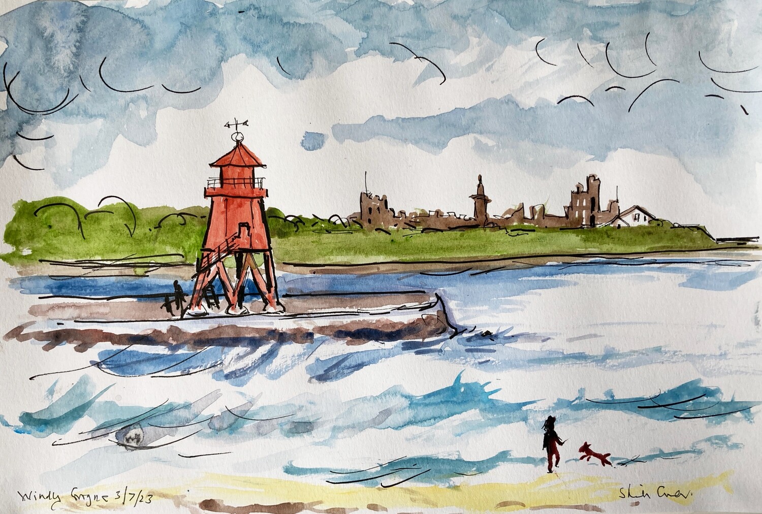 PRINT- 39 WINDY GROYNE - 3/7/23