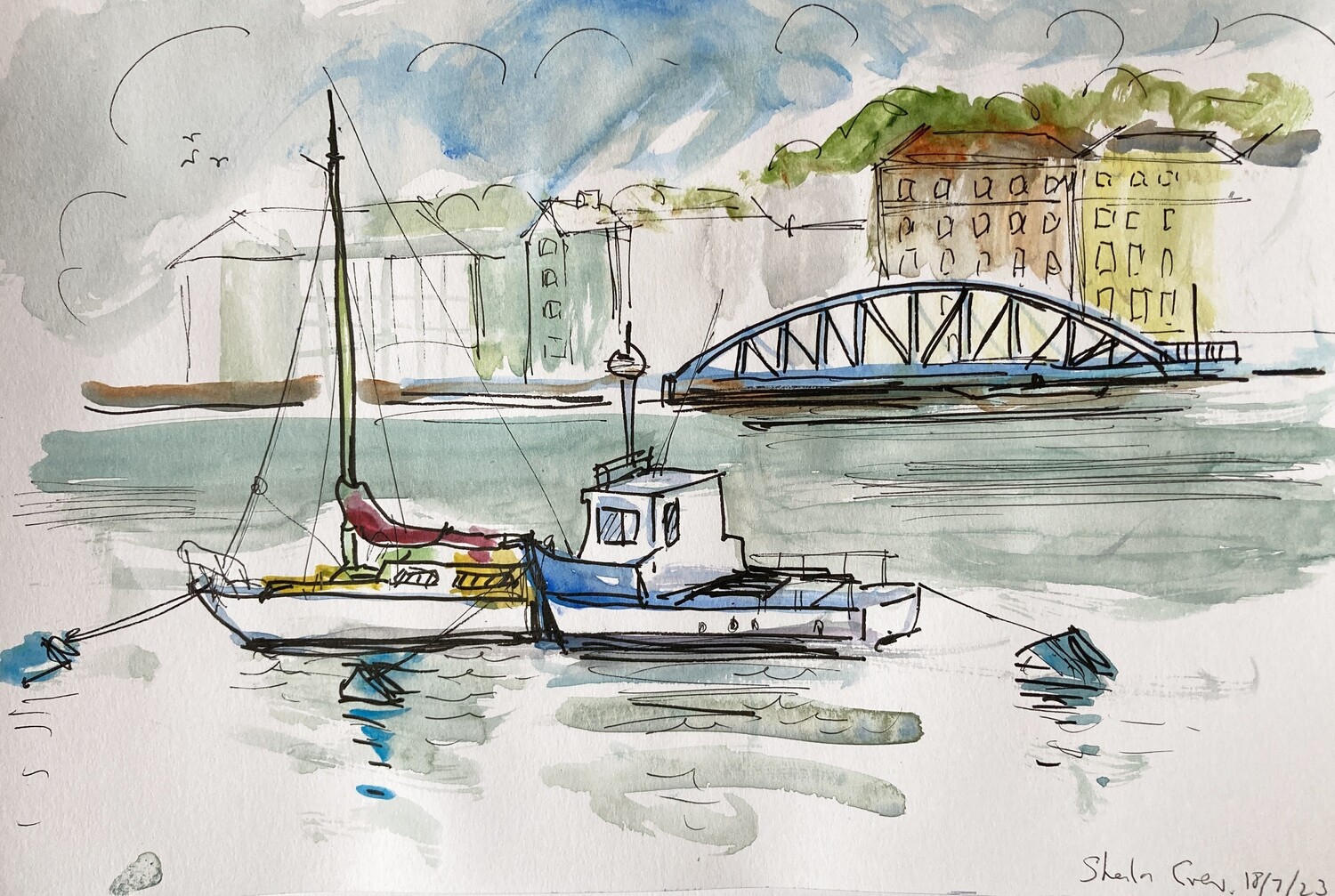 PRINT-  - N.SHIELD FERRY LANDING