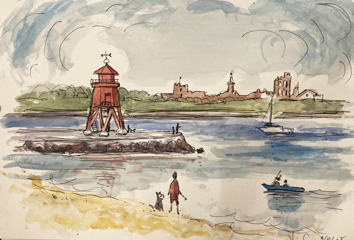 PRINT - 32 THE GROYNE , DOG &amp; RAFT 09/09/23