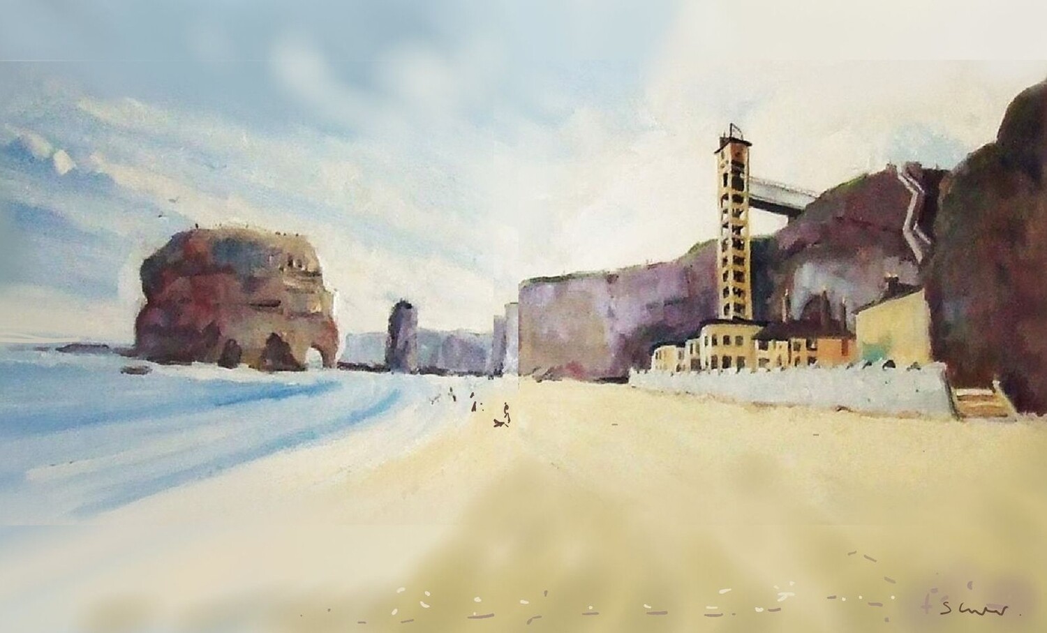 PRINT -  08 MARSDEN ROCK &amp; GROTTO 1970