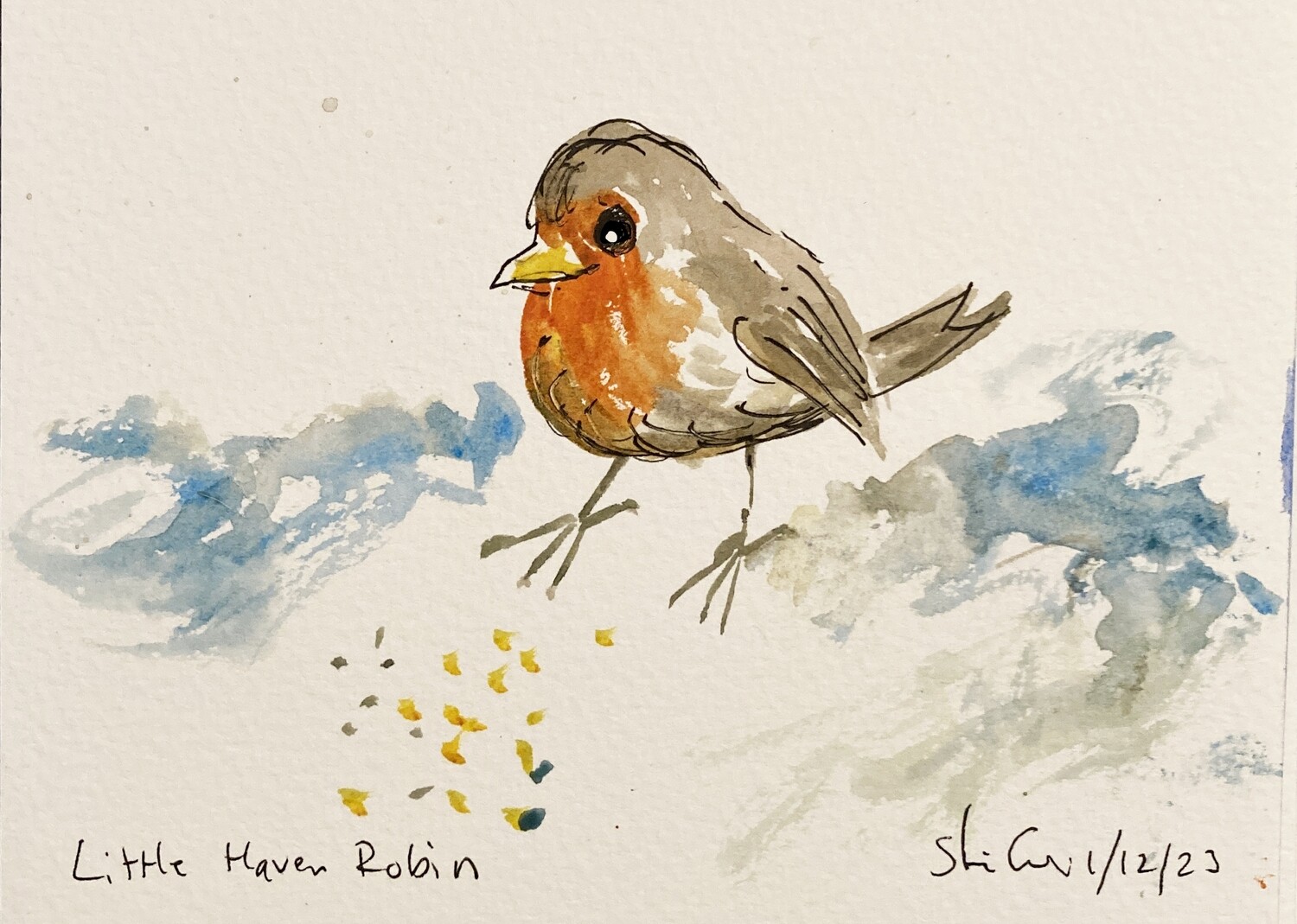 PRINT - Little Haven ROBIN 1/12/23