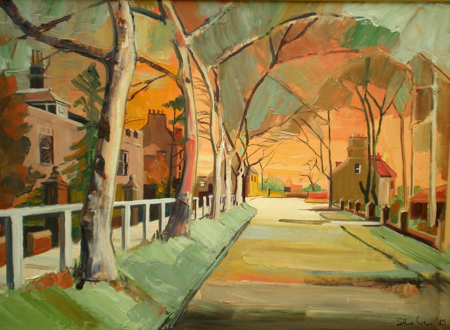 PRINT - WESTOE VILLAGE- for Sylvia 1985