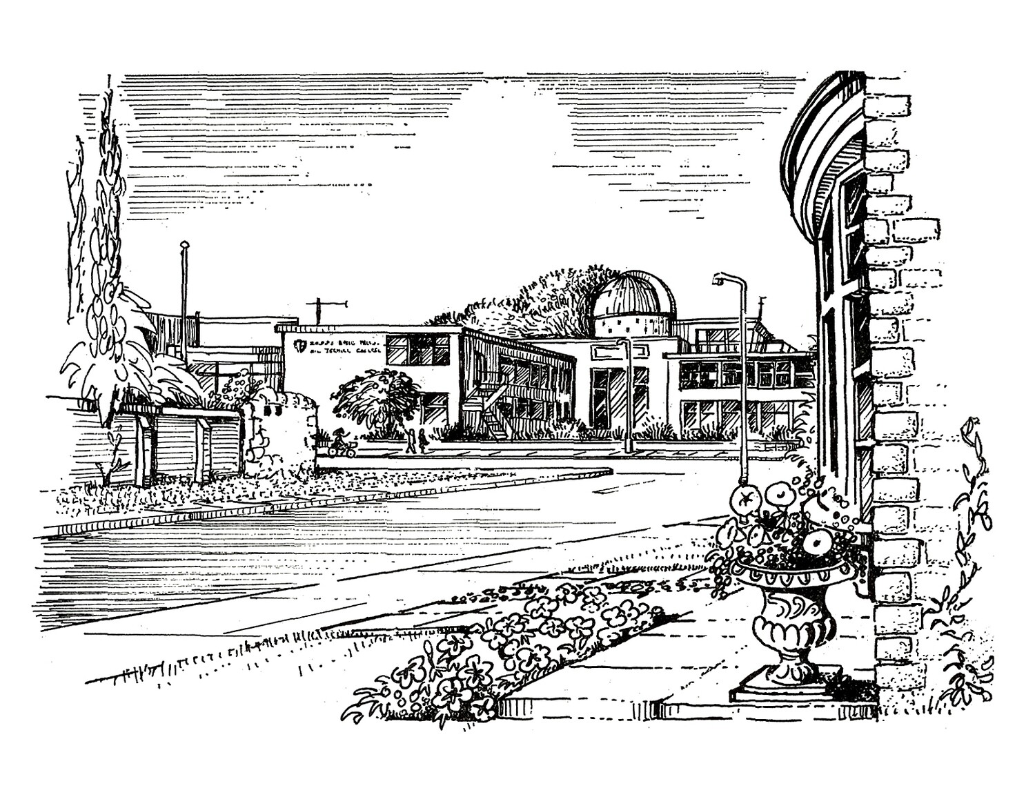 PRINT-  MARINE &amp; TECHNICAL COLLEGE  1986