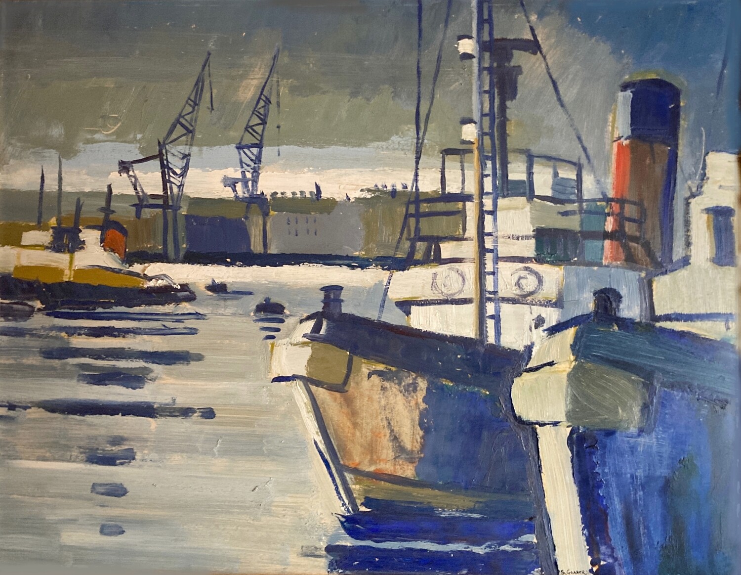 PRINT- TYNE TUGS IN COLOUR &#39;70