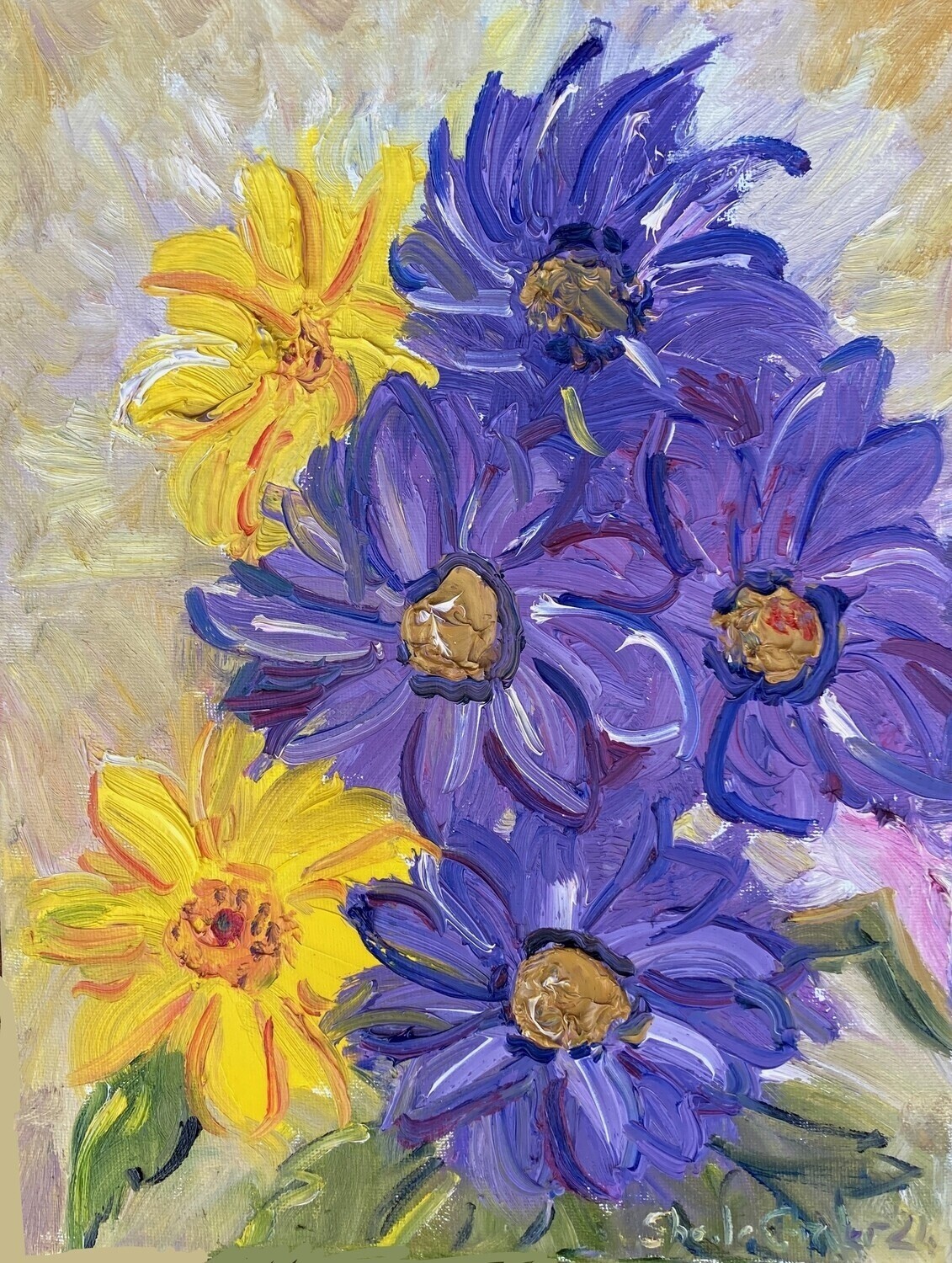 PRINT- JENs&#39; FLOWERS