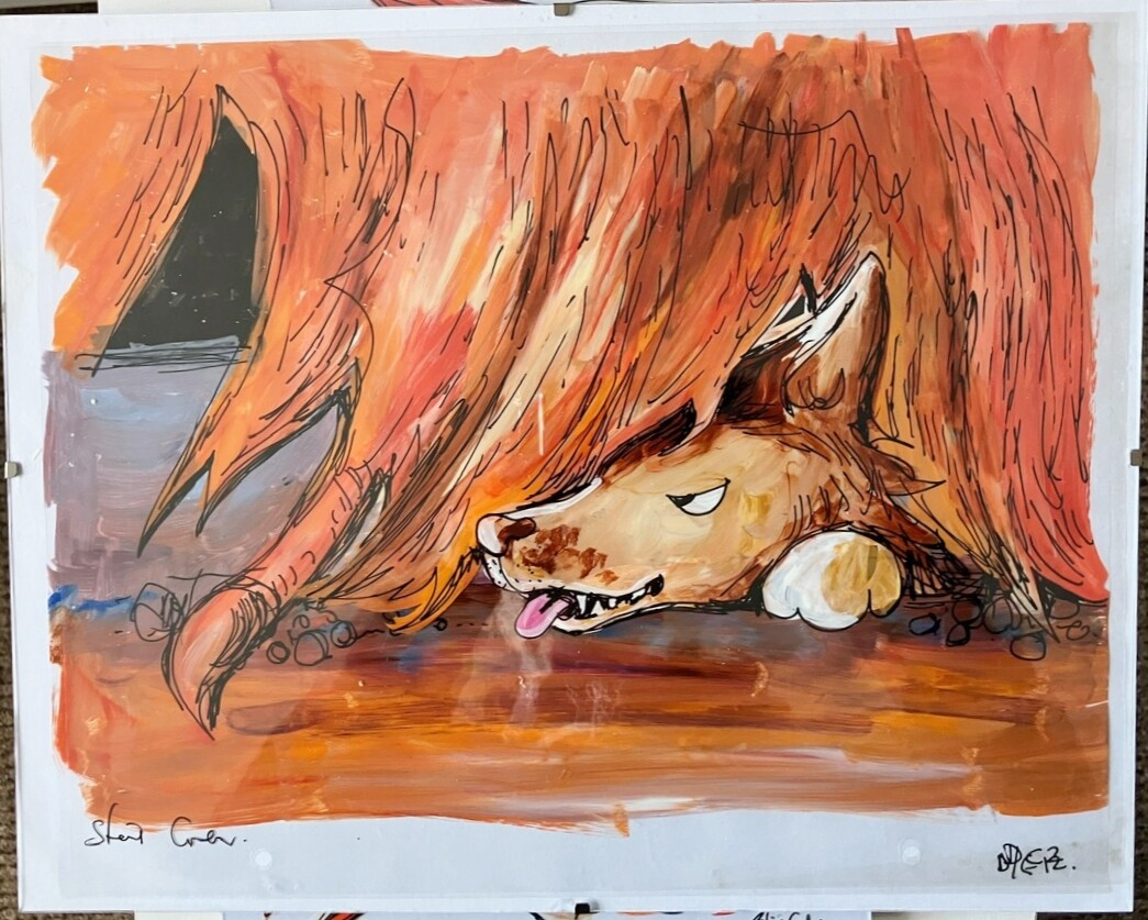 WILD DOG enters the Cave -THE CAT WHO WALKED  by Himself - a &quot;Just So Story&quot;