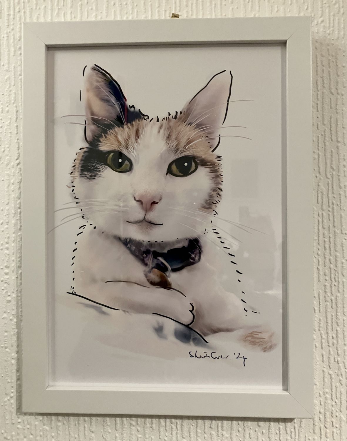 PET PAWTRAIT PRINTED with A4 Frame