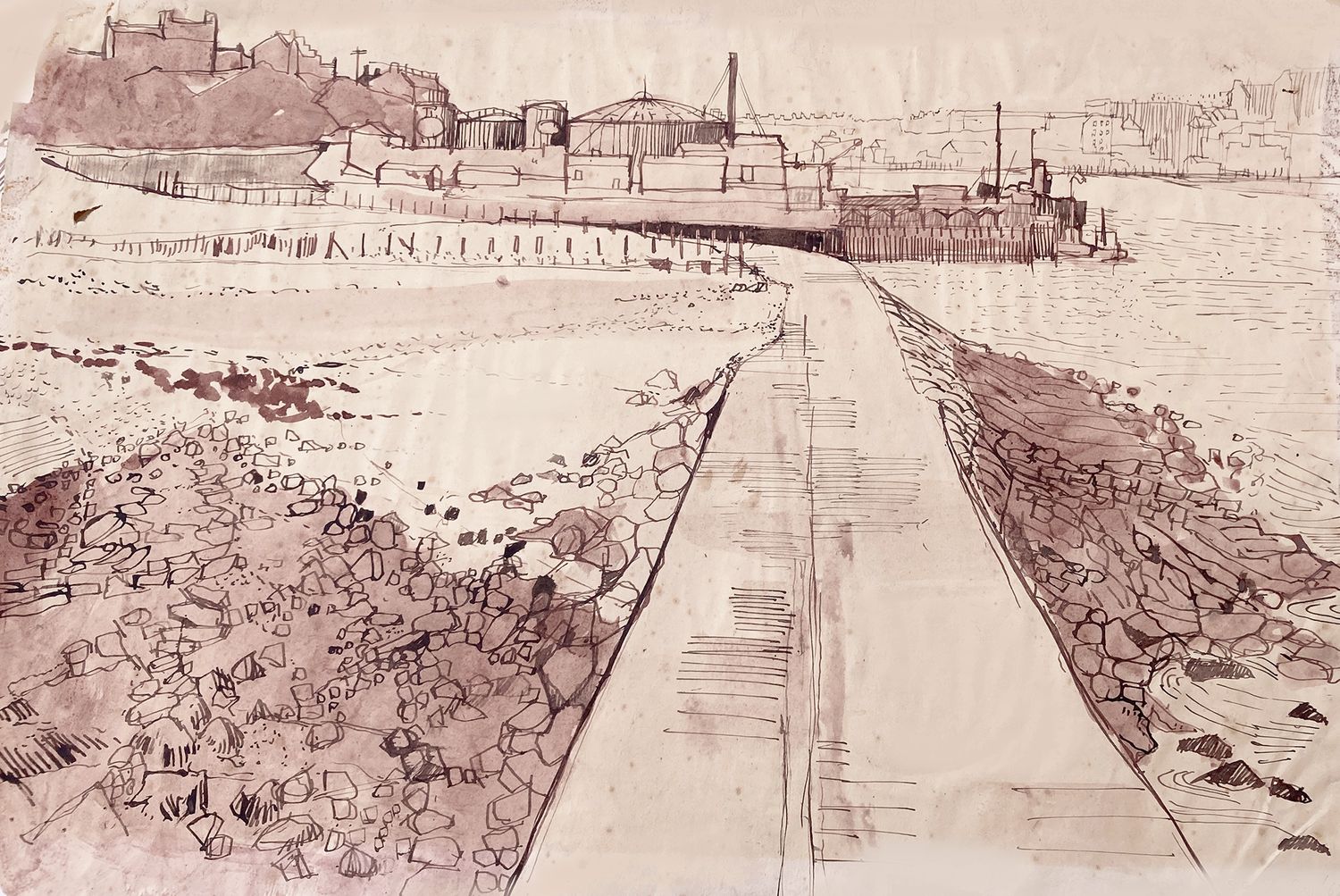 PRINT- 05. VIEW FROM GROYNE 1962