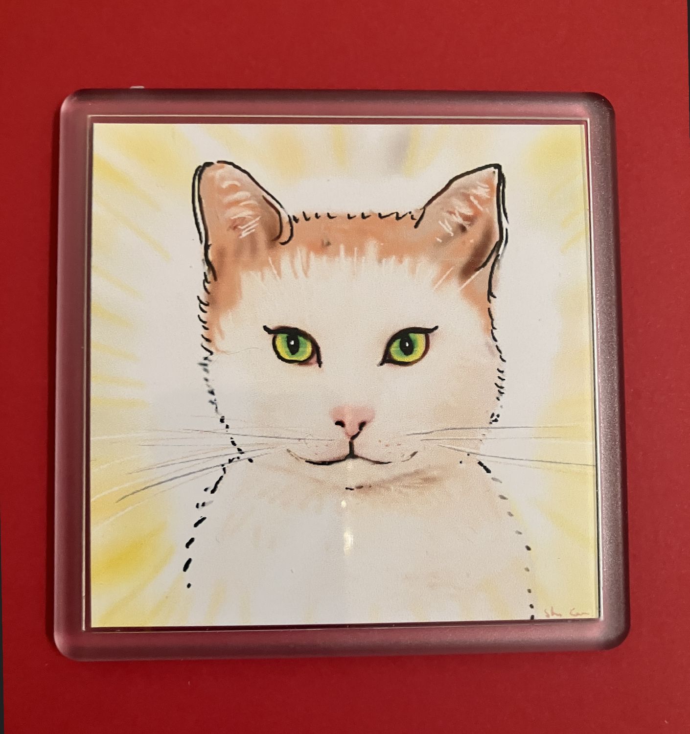 PET PAWTRAIT PRINT &amp; COASTER