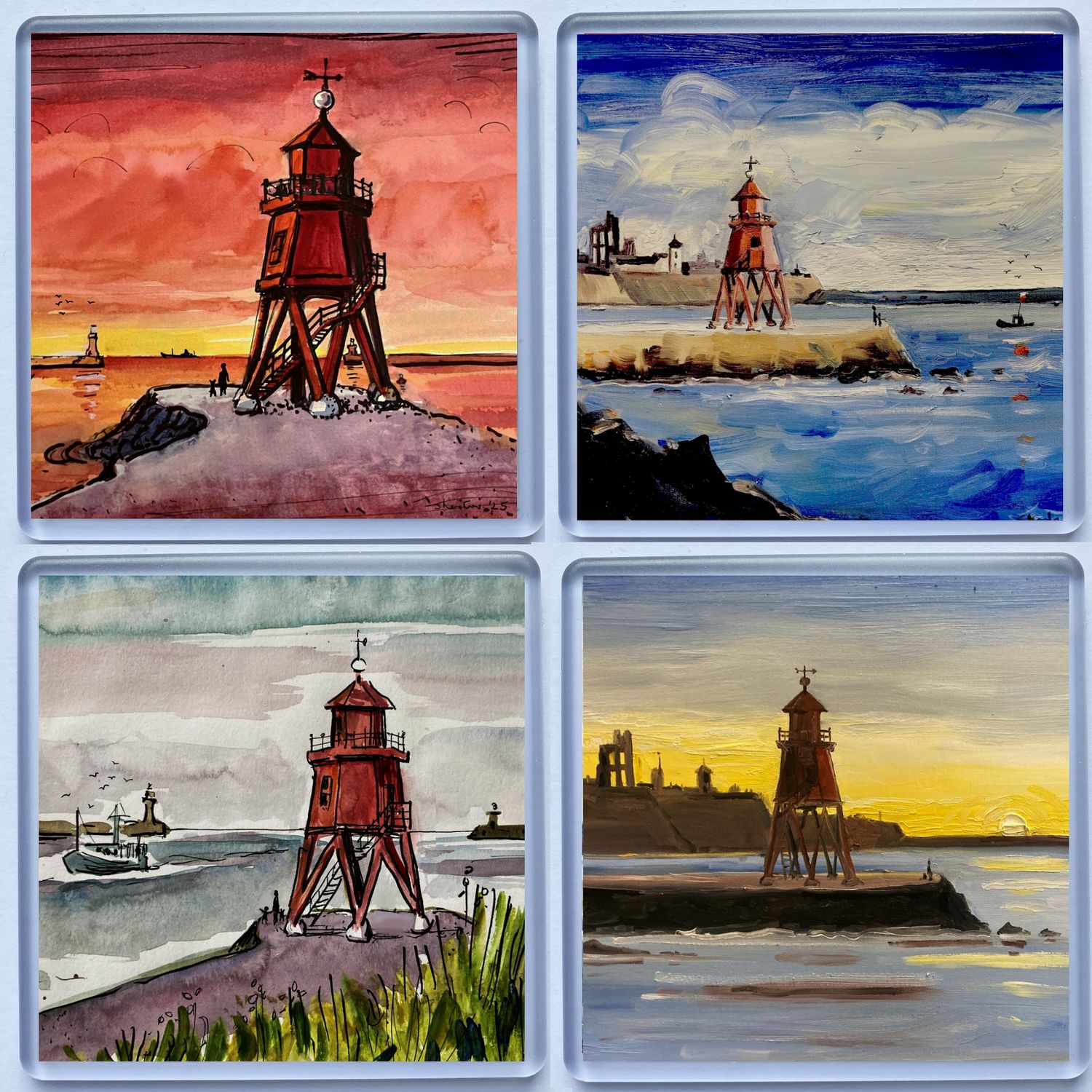 COASTERS- GROYNE set of 4