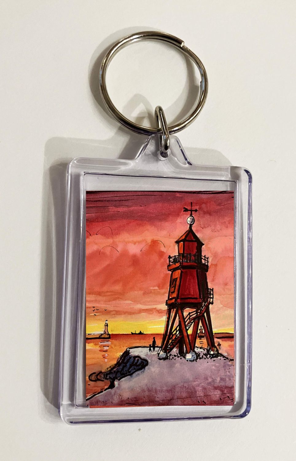 KEY RING - RED GROYNE