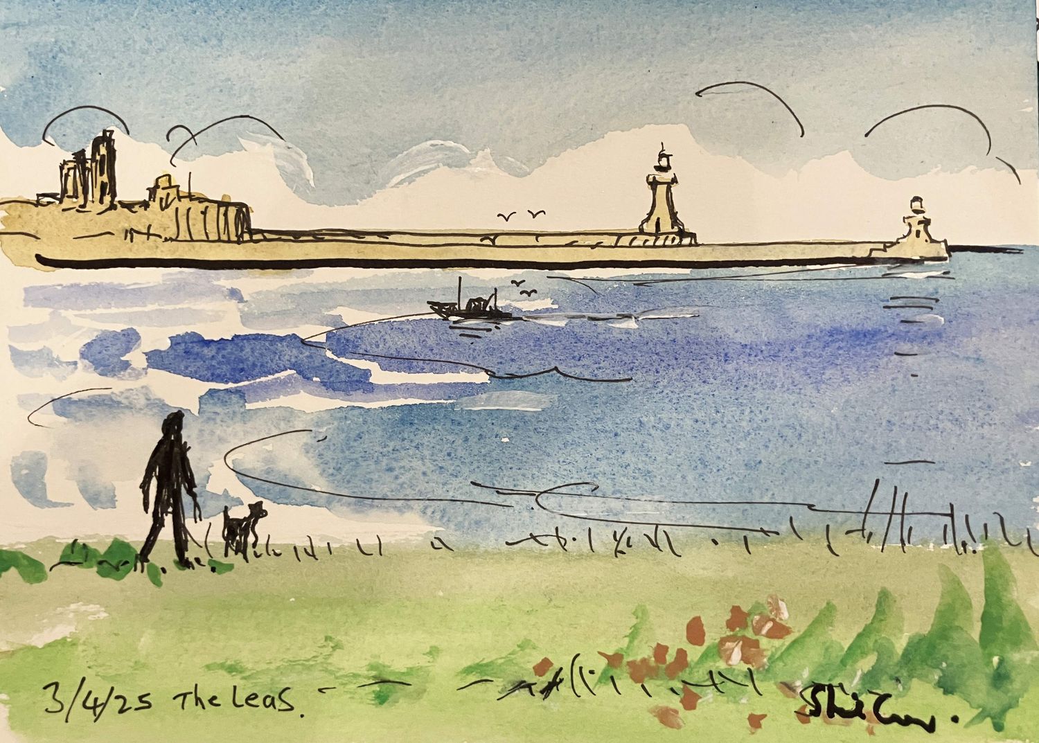 PRINT- The Leas and a Dog 3/4/25