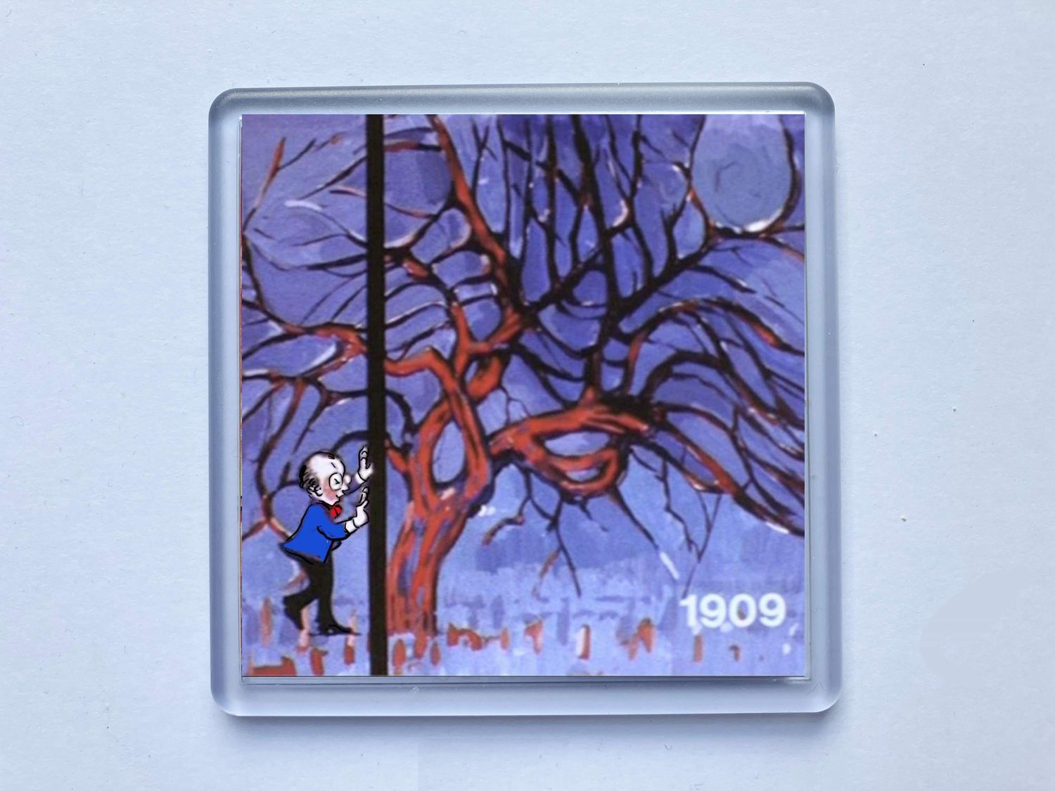 COASTER -MONDRIAN  Blue Tree 1909