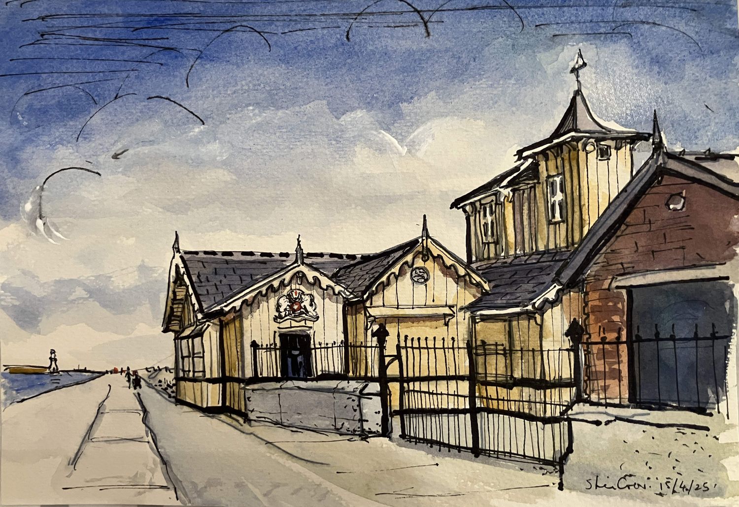 PRINT- S/ Shields Volunteer Life Brigade Watch House 15/4/25