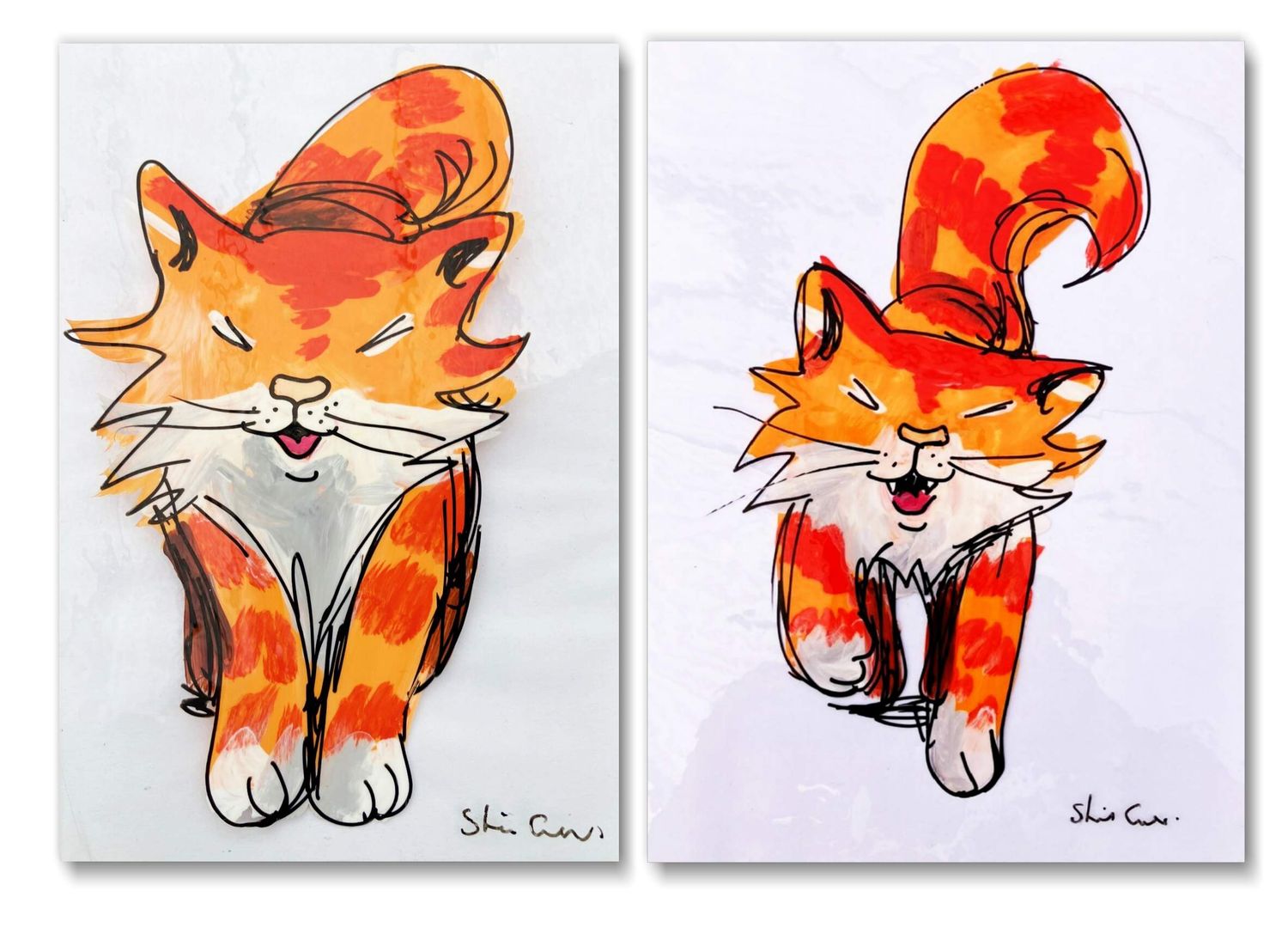 CELS -The CAT that walked by himself X 2 a &quot;Just So Story&quot; A6