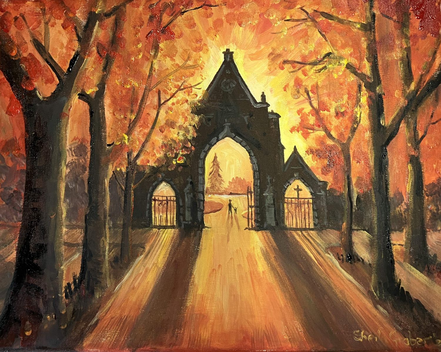 PRINT- HARTON CEMETERY DRIVE AUTUMN&#39;25