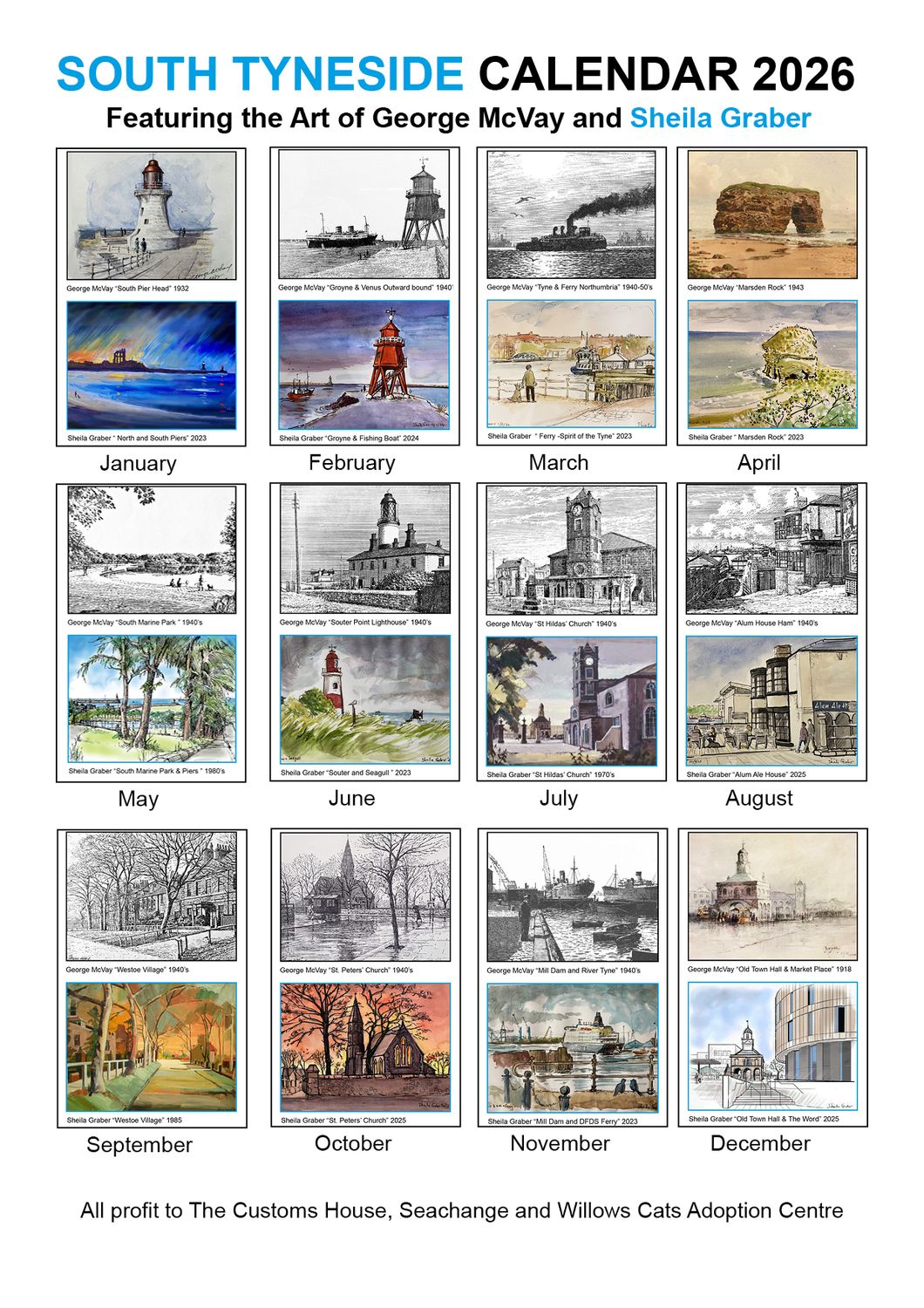 THE ART of George McVay &amp; Sheila from SHIELDS Calendar 2026