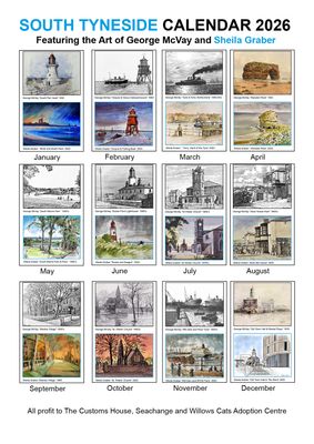 THE ART of George McVay &amp; Sheila from SHIELDS Calendar 2026