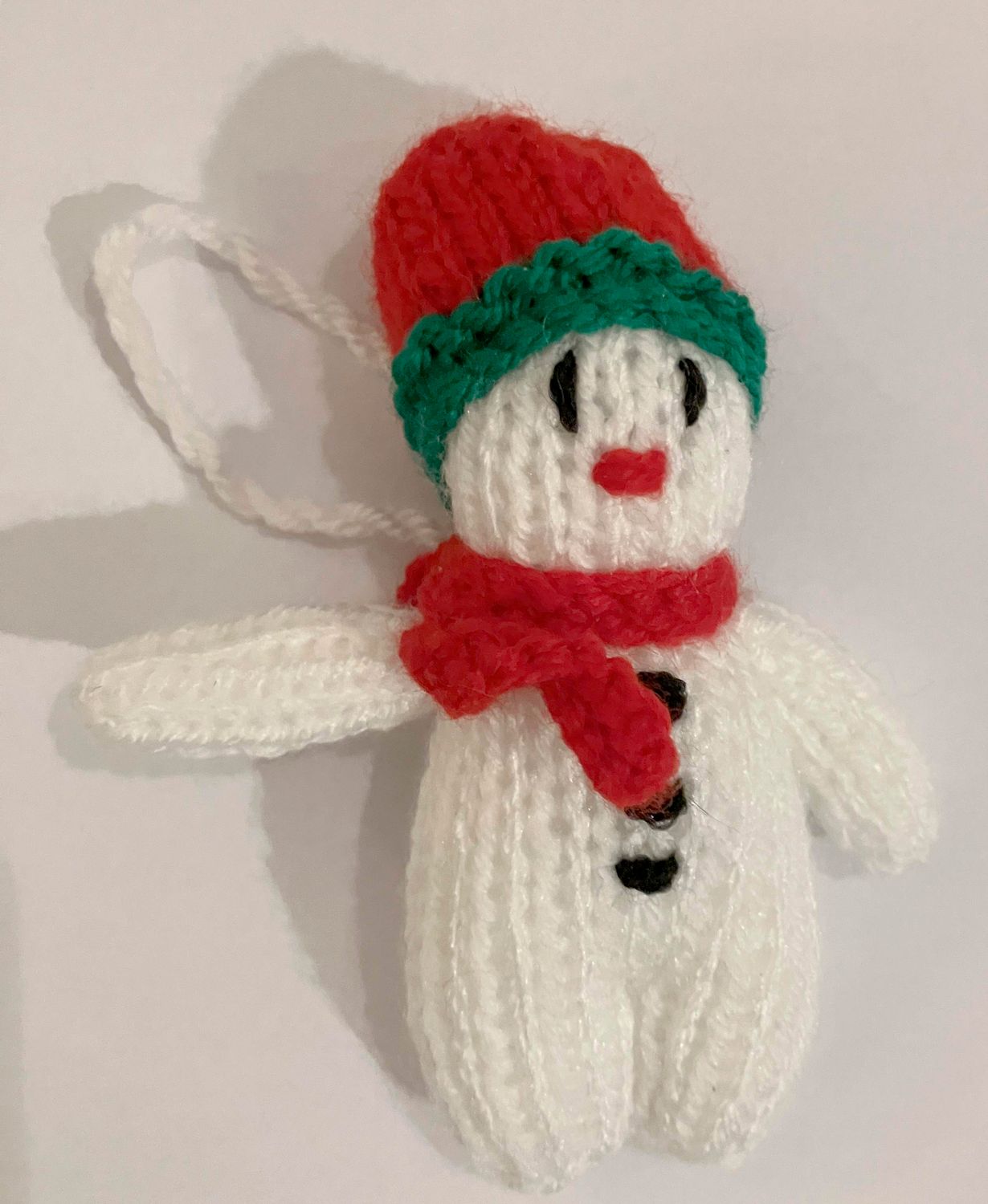 Jen&#39;s KNITS Snowman Xmas tree Decoration
