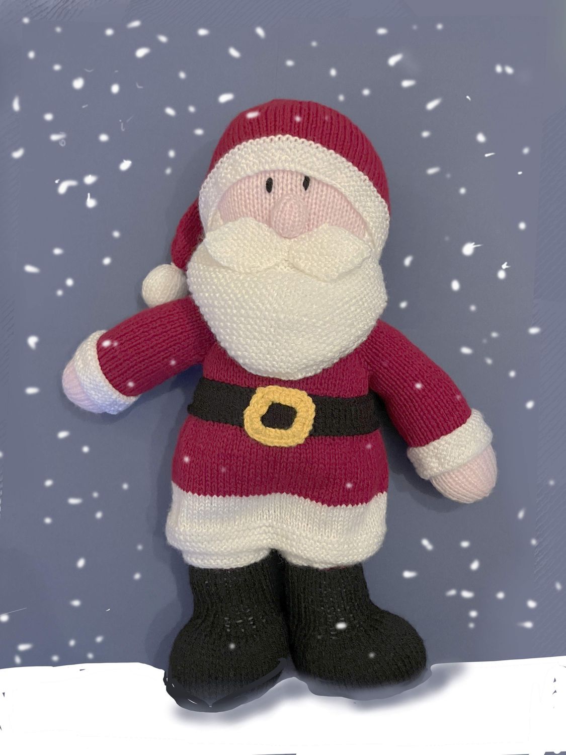 XMAS KNITS - 18" SANTA CLAUS