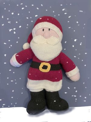 XMAS KNITS - 18" SANTA CLAUS