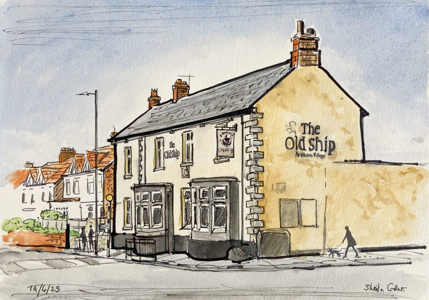 PRINT-The Old Ship -Harton