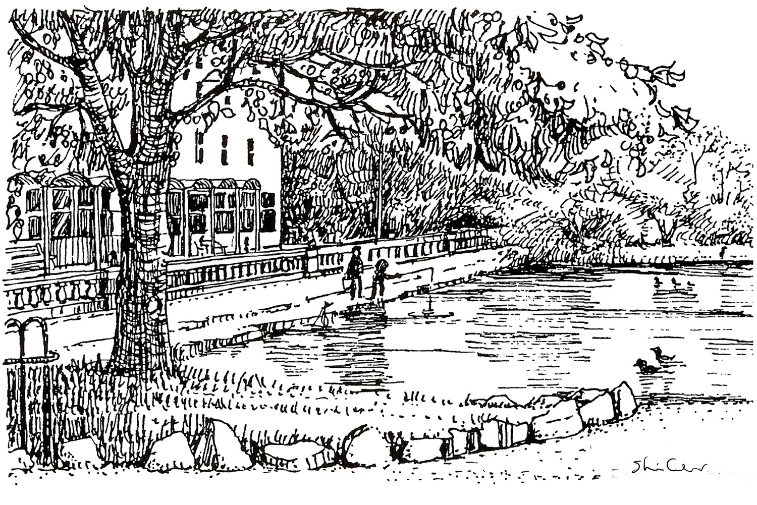 PRINT- - MOWBRAY PARK SUNDERLAND'88
