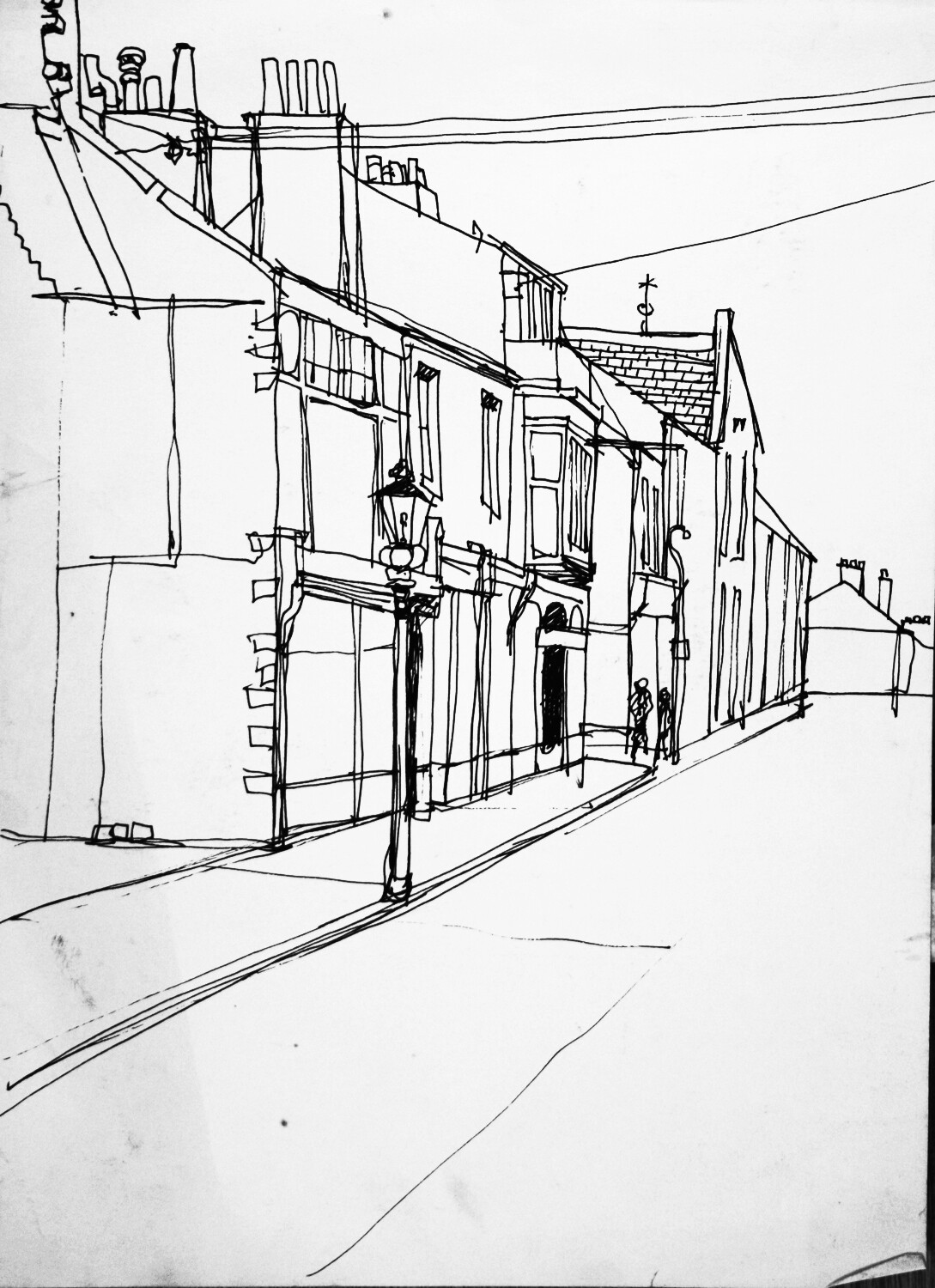 PRINT -  - ALICE STREET south shields 1970's
