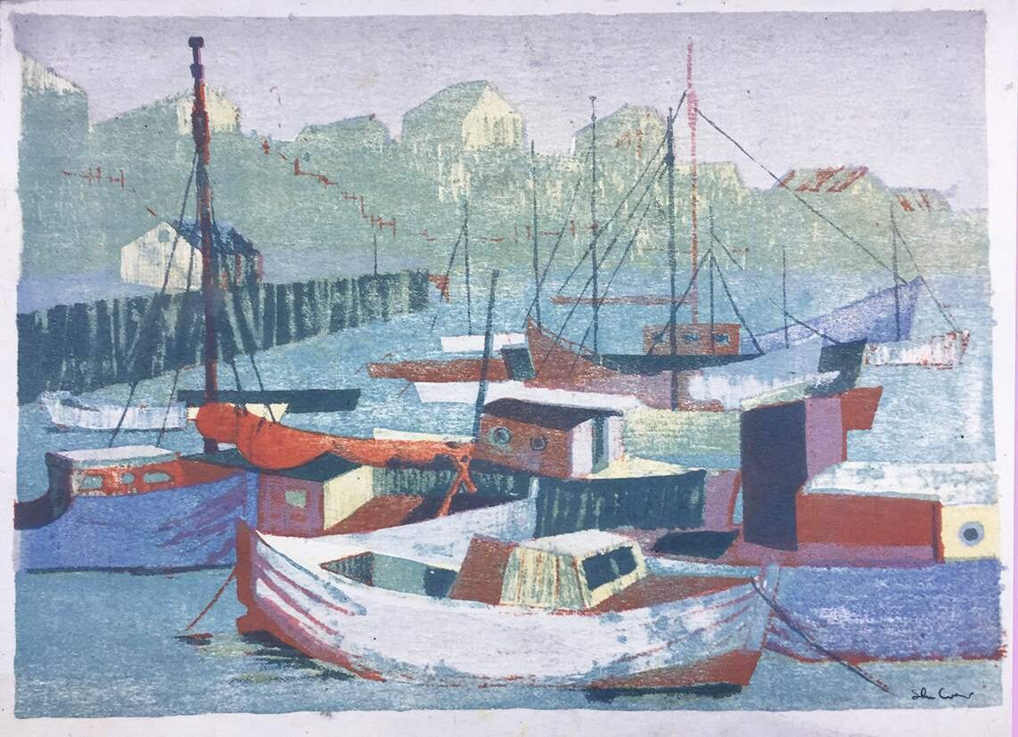 PRINT--MARINA SUNDERLAND- 1957