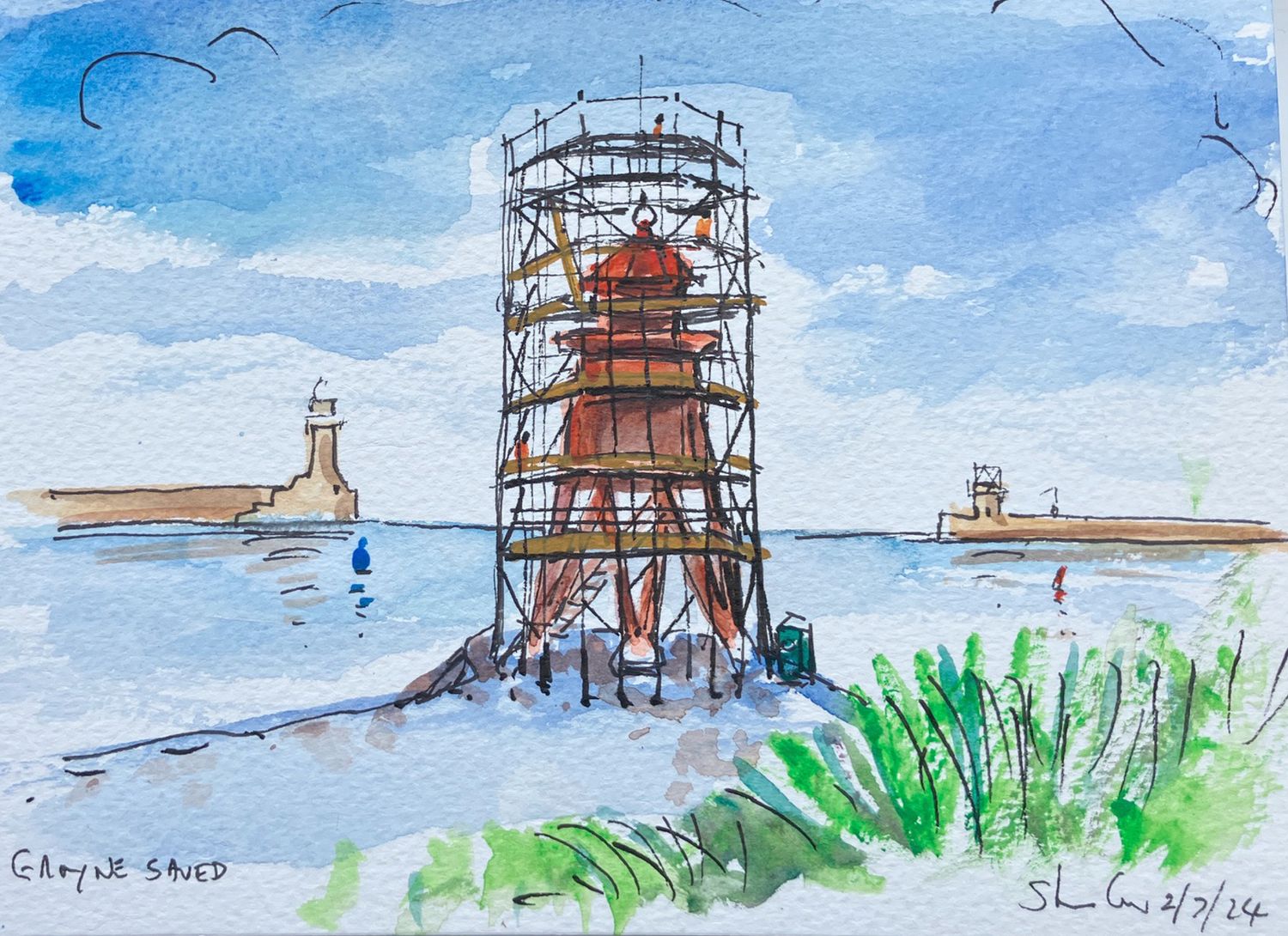 PRINT - 09 GROYNE &amp; BARBOUR JACKET No 1- 2/7/24