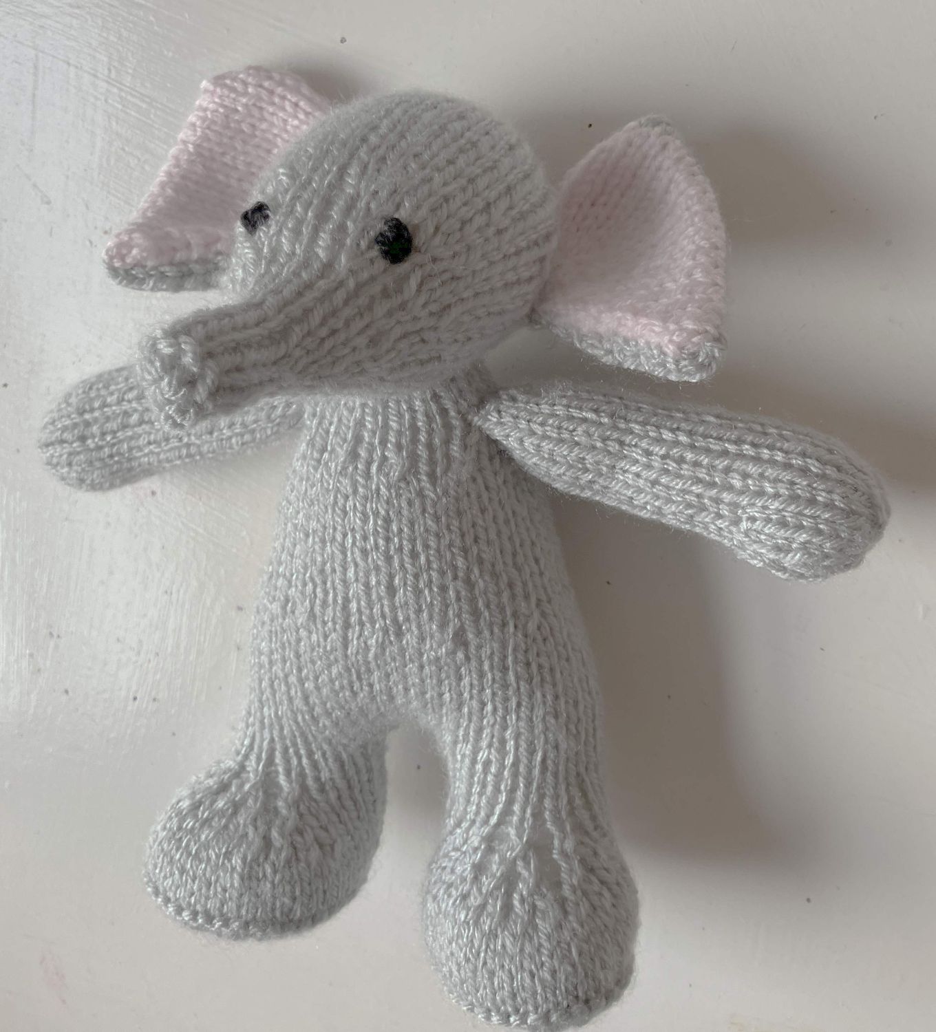JEN's KNITS - EDWARD the  ELEPHANT