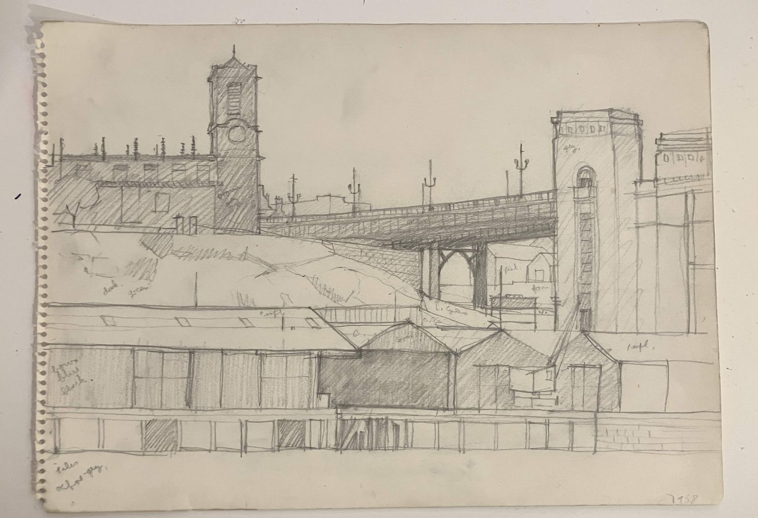 ORIGINAL-  St MARY's CHURCH Gateshead 1958  N.F.S.