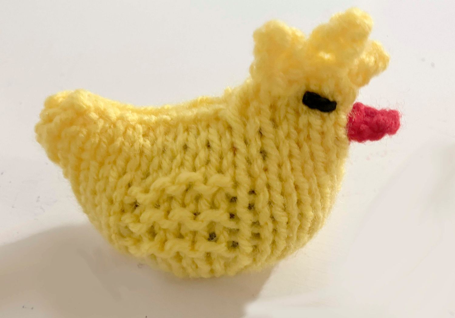 Jen's KNITS  Chicken Hatching Choc Egg