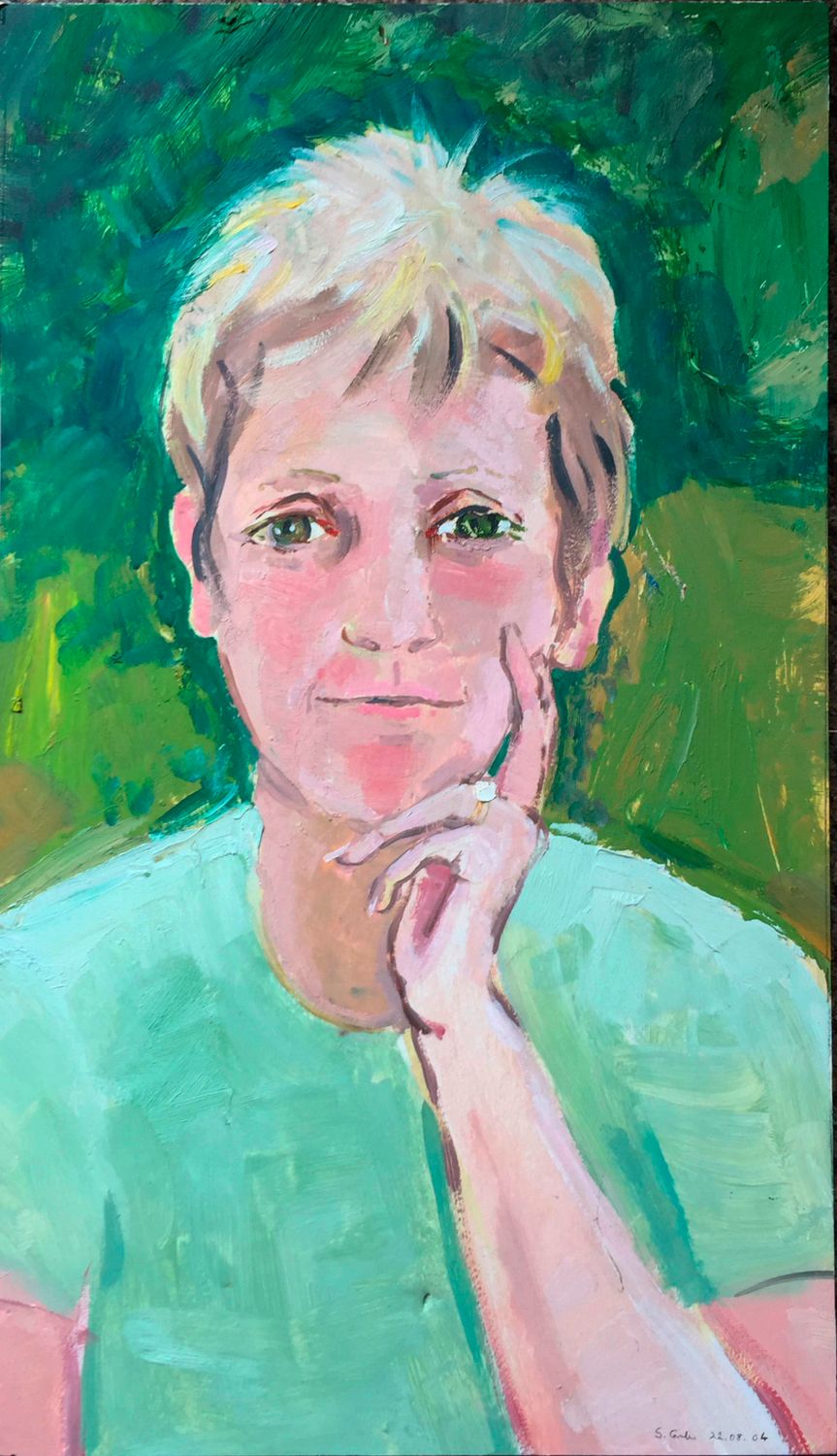 ORIGINAL - PORTRAIT - Girl in a Garden 2004