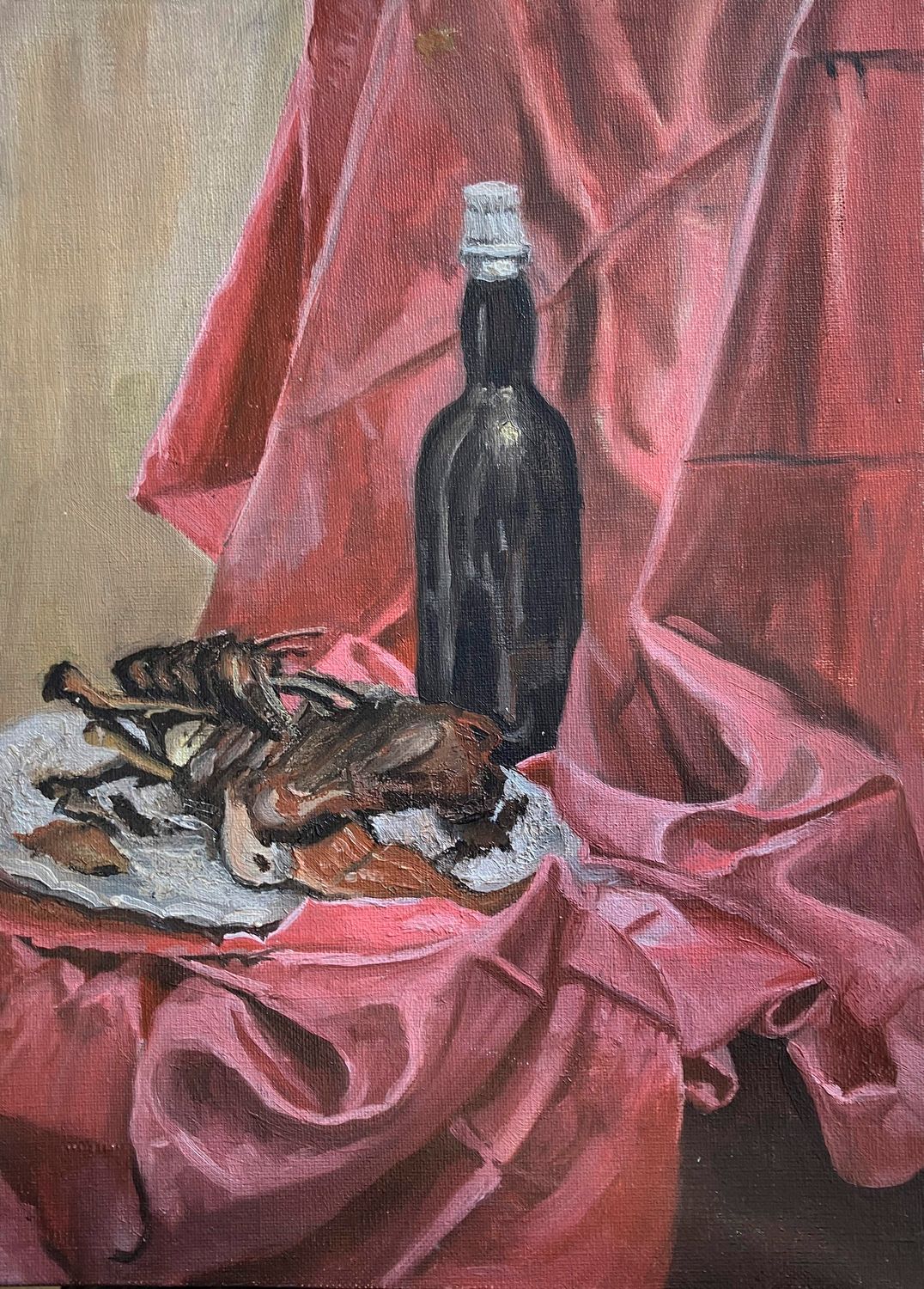 ORIGINAL -STILL LIFE WITH WISH BONE 1954  N.F.S.