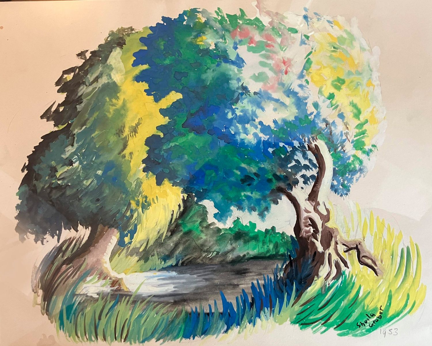 ORIGINAL- HAPPY MEMORY TREES 1953