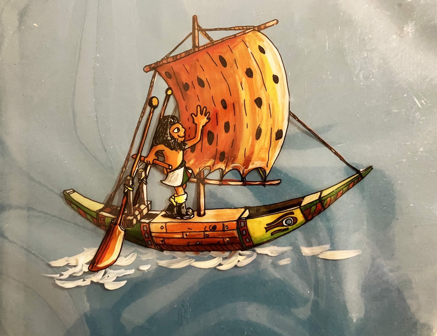 MOVING ON -Egyptian BOAT 1976