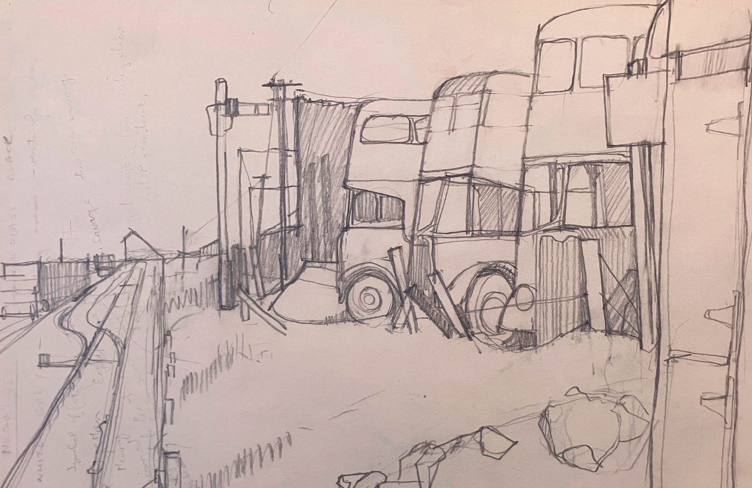 ORIGINAL- SUNDERLAND BUSSES 1958 X 2