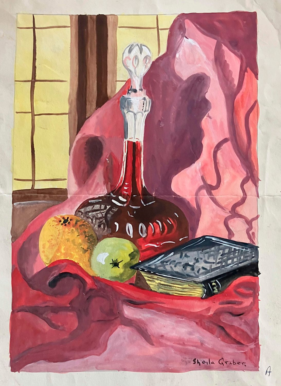 ORIGINAL- STILL LIFE WITH SHERRY 1952