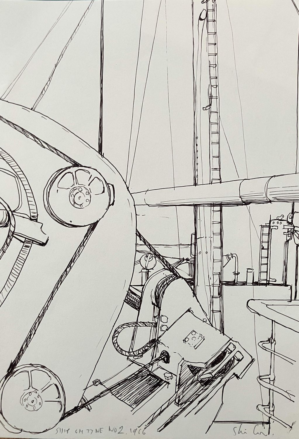 ORIGINAL - SHIP DOCKED ON TYNE  No 1 &amp; 2- 1966