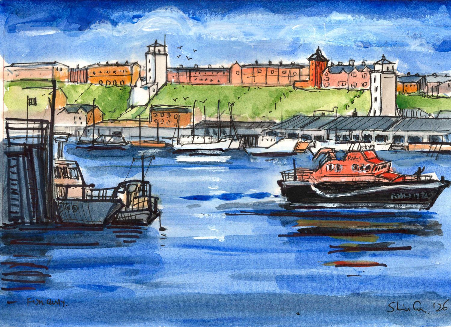 ORIGINAL -FISH QUAY &amp; PILOTS JETTY '26