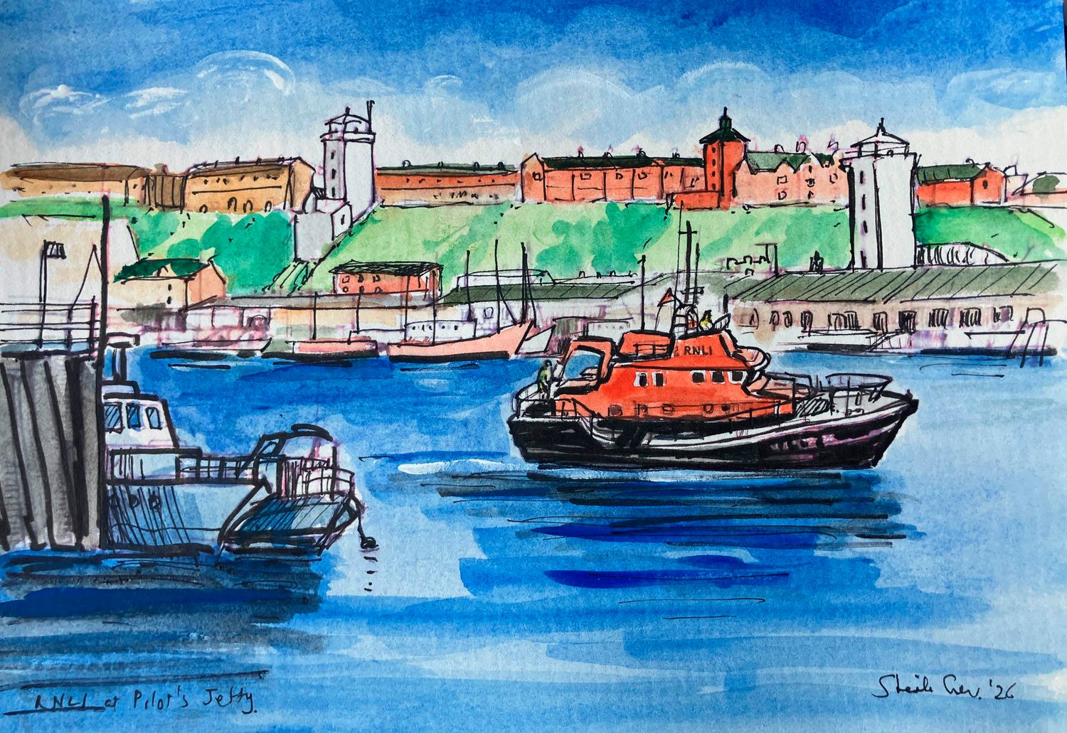 ORIGINAL RNLI Lifeboat on Tyne 1970-'JUly 26
