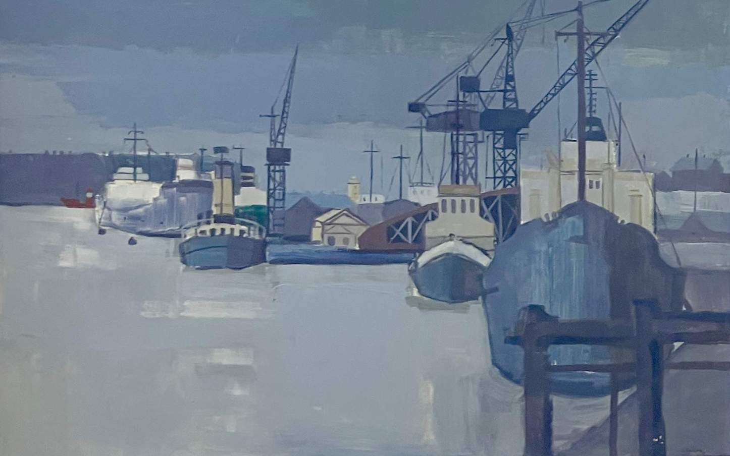PRINT- FERRY &amp; MILLDAM 1970