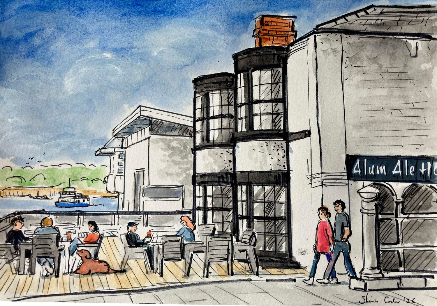 PRINT-ALUM ALE HOUSE '25