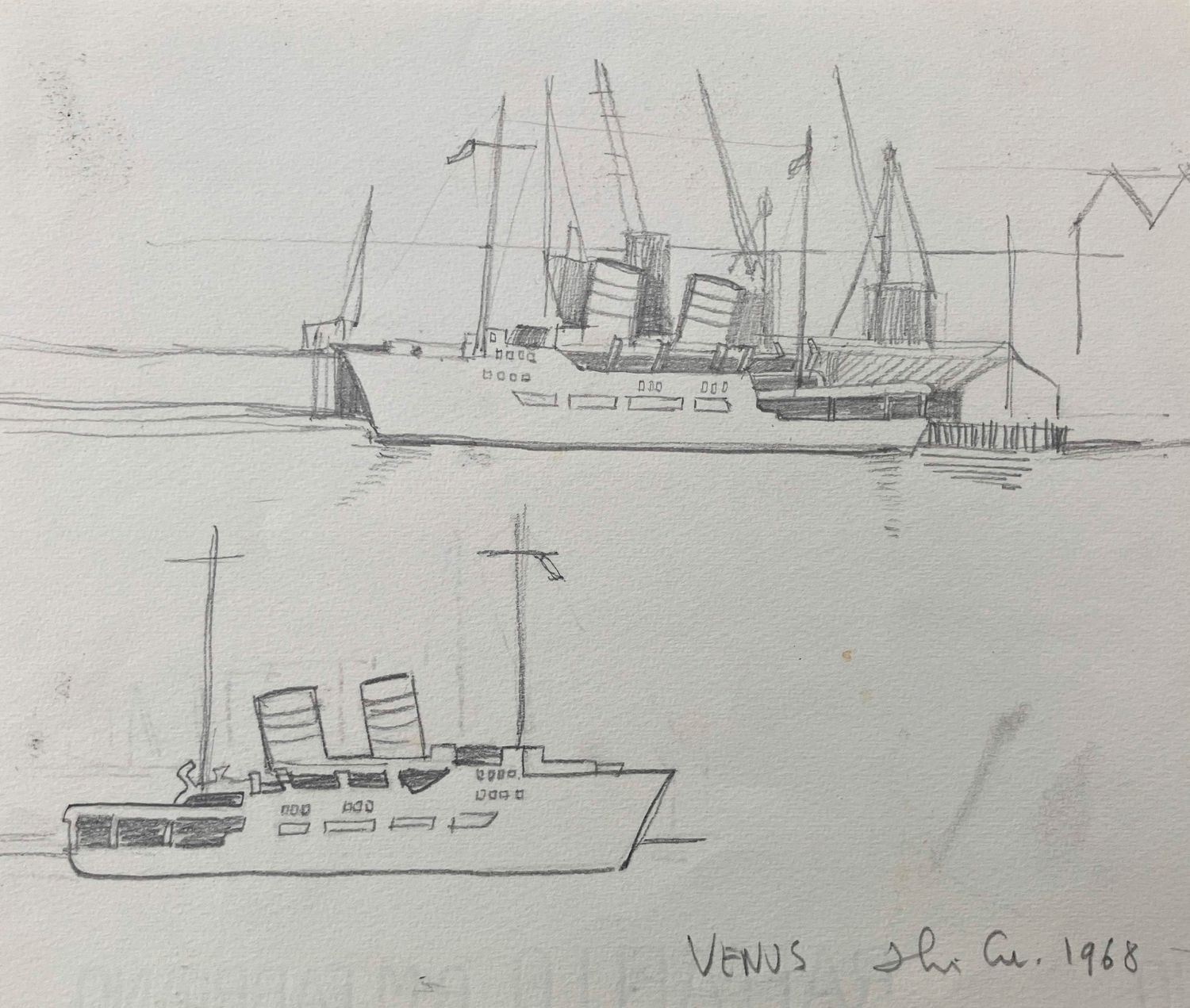 ORIGINAL - small sketch of VENUS 1968