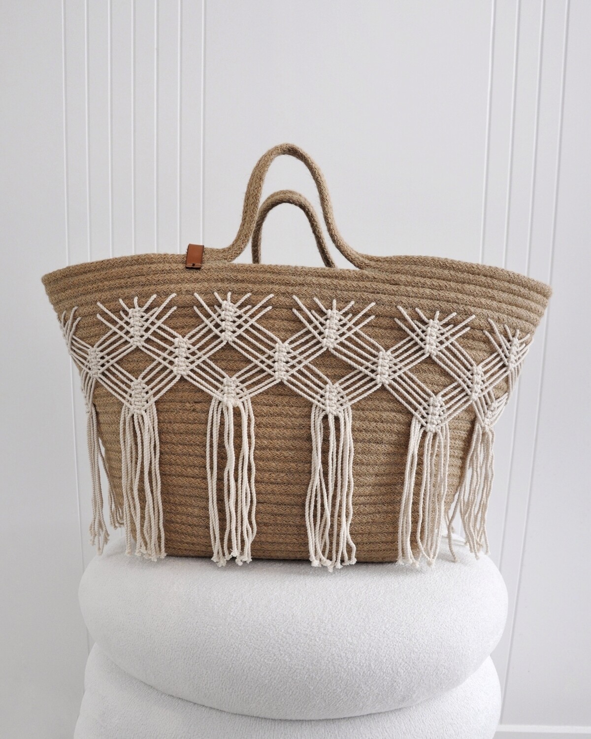 Bag Jute &amp; Macrame 