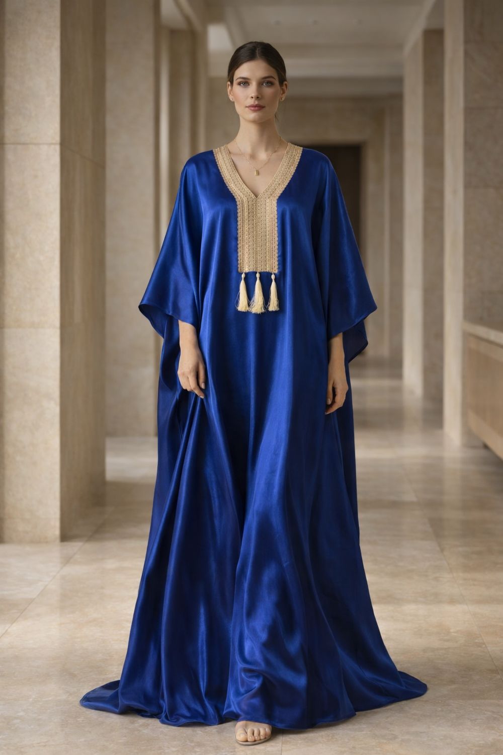 Abaya Royal Blue