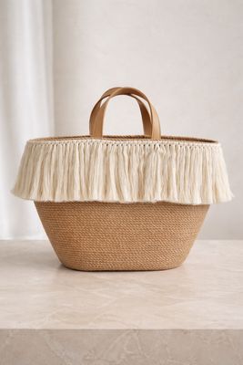 Bag Jute &amp; Fringes 